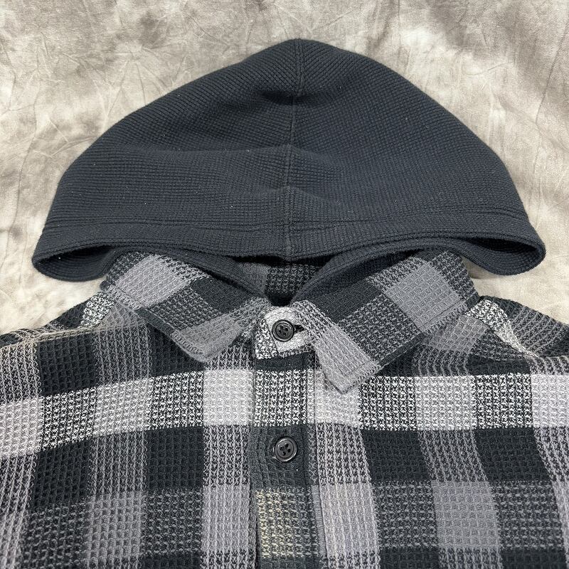 Supreme/シュプリーム【24AW】WAFFLE PLAID HOODED SHIRT/ワッフル