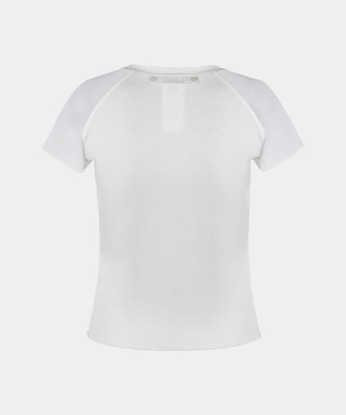 BADBLOOD] Second Skin Contrast T-Shirt - Cream | もごつ