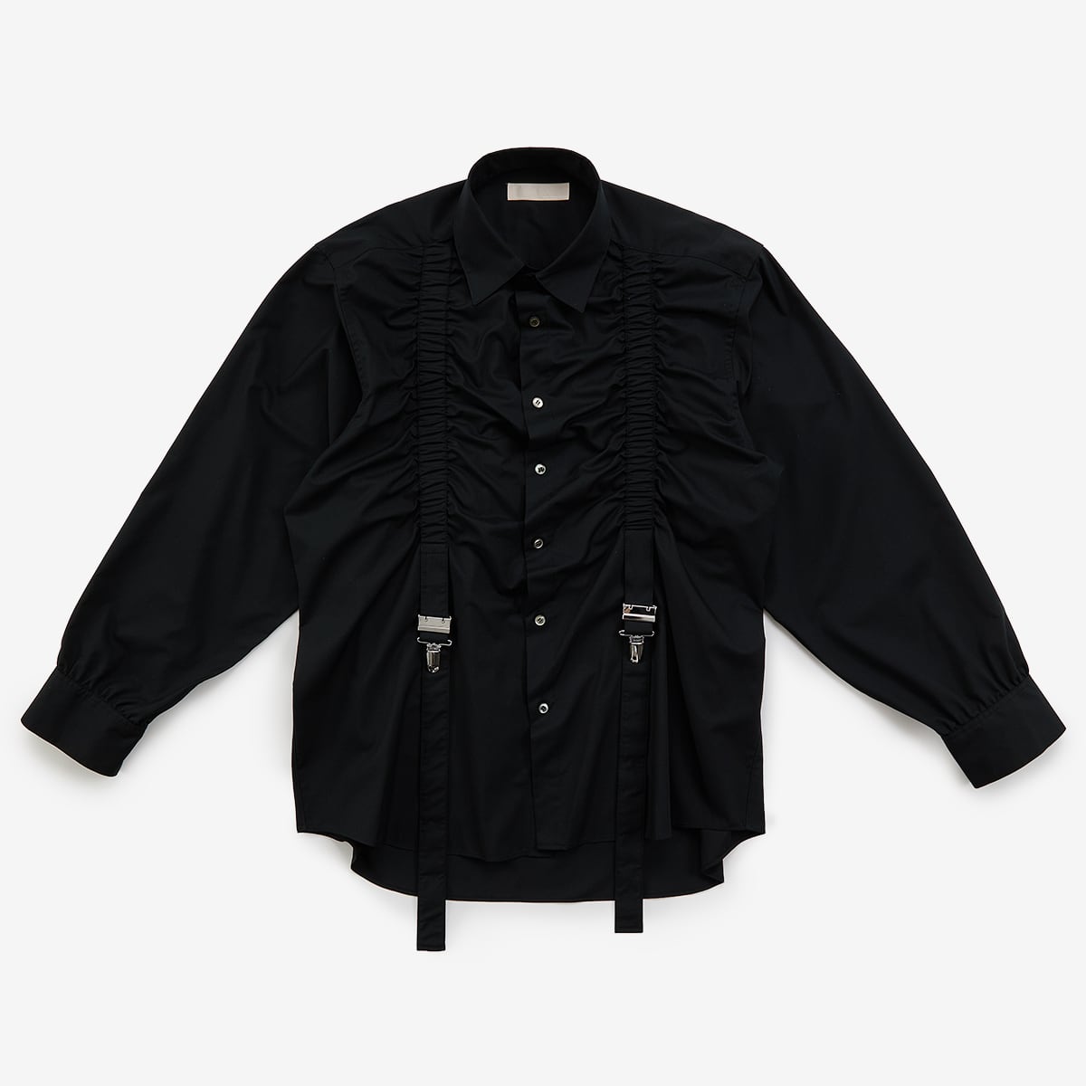 フェイクサスペンダーシャツ ブラック