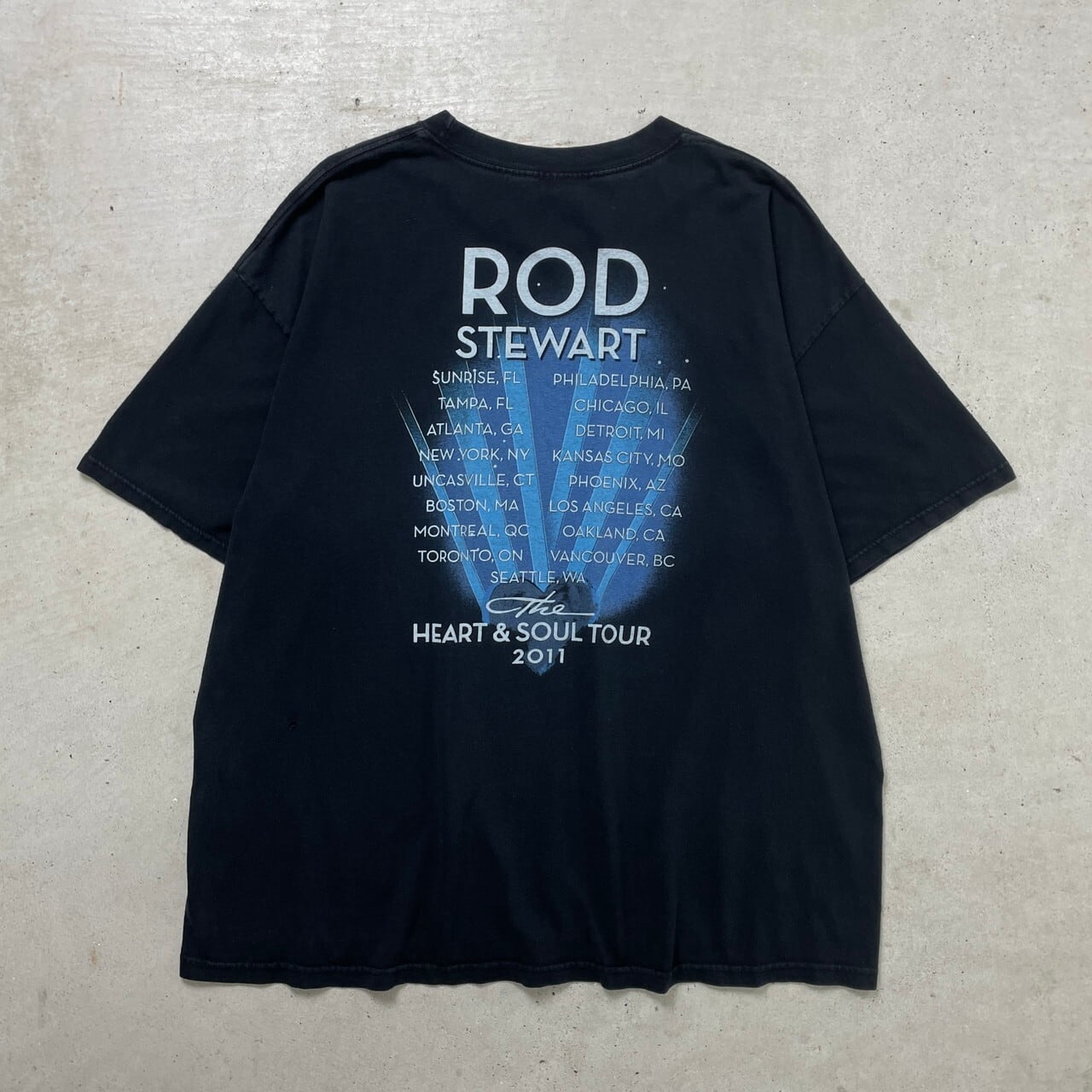 ROD STEWART ロッド・スチュワート HEART＆SOUL TOUR 2011 メンズ2XL