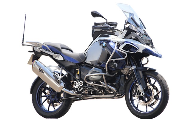 水冷R1200GS('13～’18)/GS-ADV('14～'18） リアルスペック シングル チタンポリッシュ[RB01-01RT]