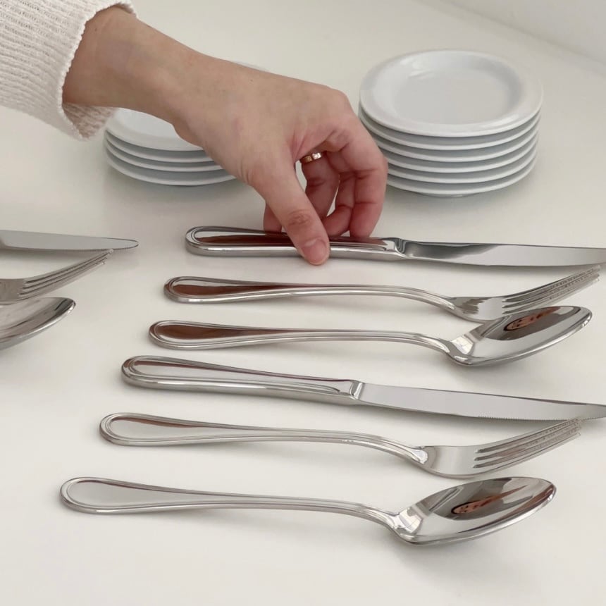 hotel stain cutlery set / ホテルスタイル ステンレス カトラリー