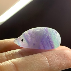 73色合いが可愛いフローライトハリネズミさん