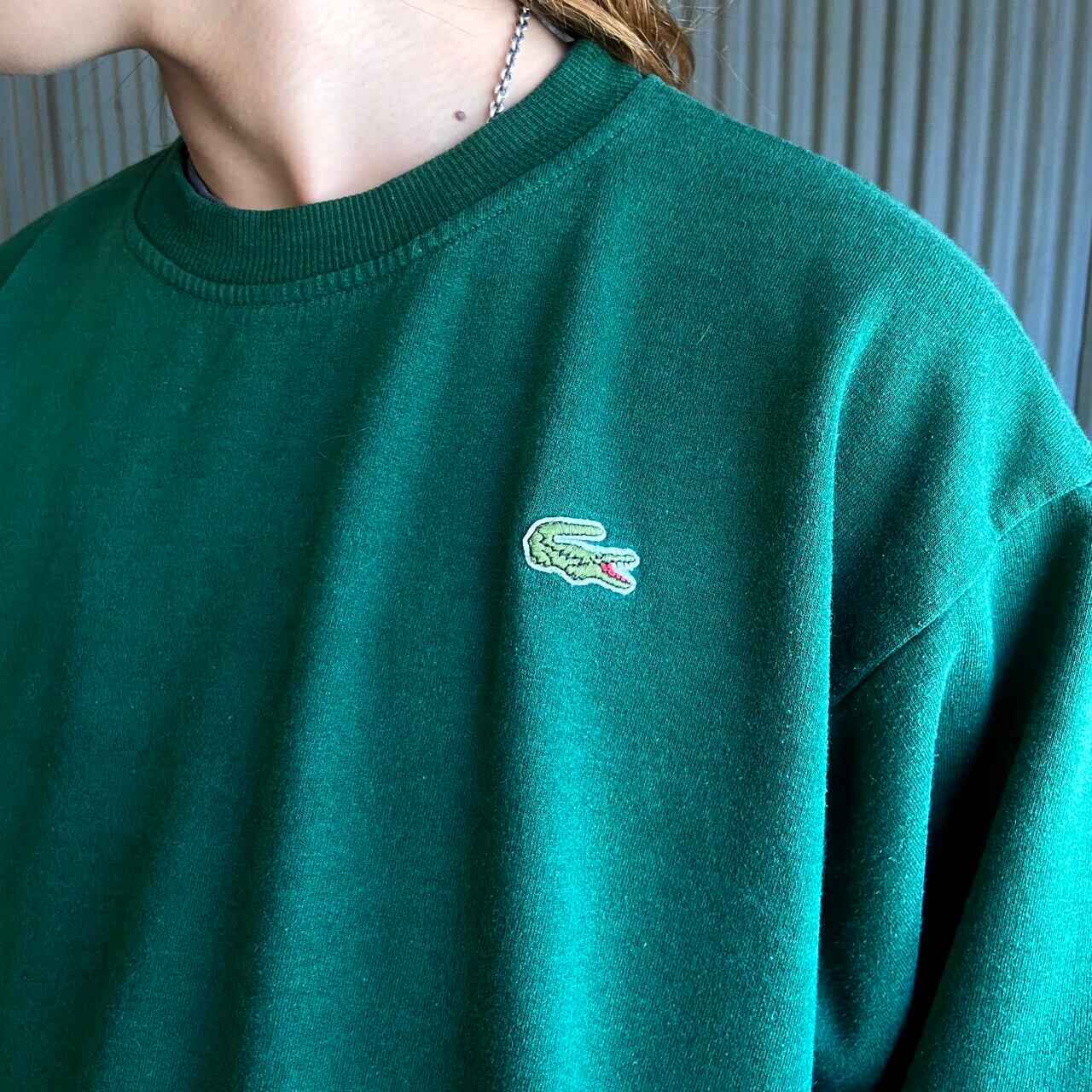 ラコステ LACOSTE スウェット サイズ5 グリーン