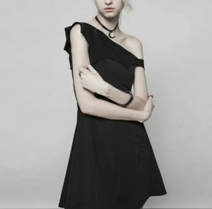 PUNK RAVE / DARK SERIES BAT STRAPLESS DRESS / GOTHIC ARMS