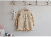 韓国子供服 / 26winter / puella FLO / シェリーミニワンピース / キッズ / 冬服 *90~140*