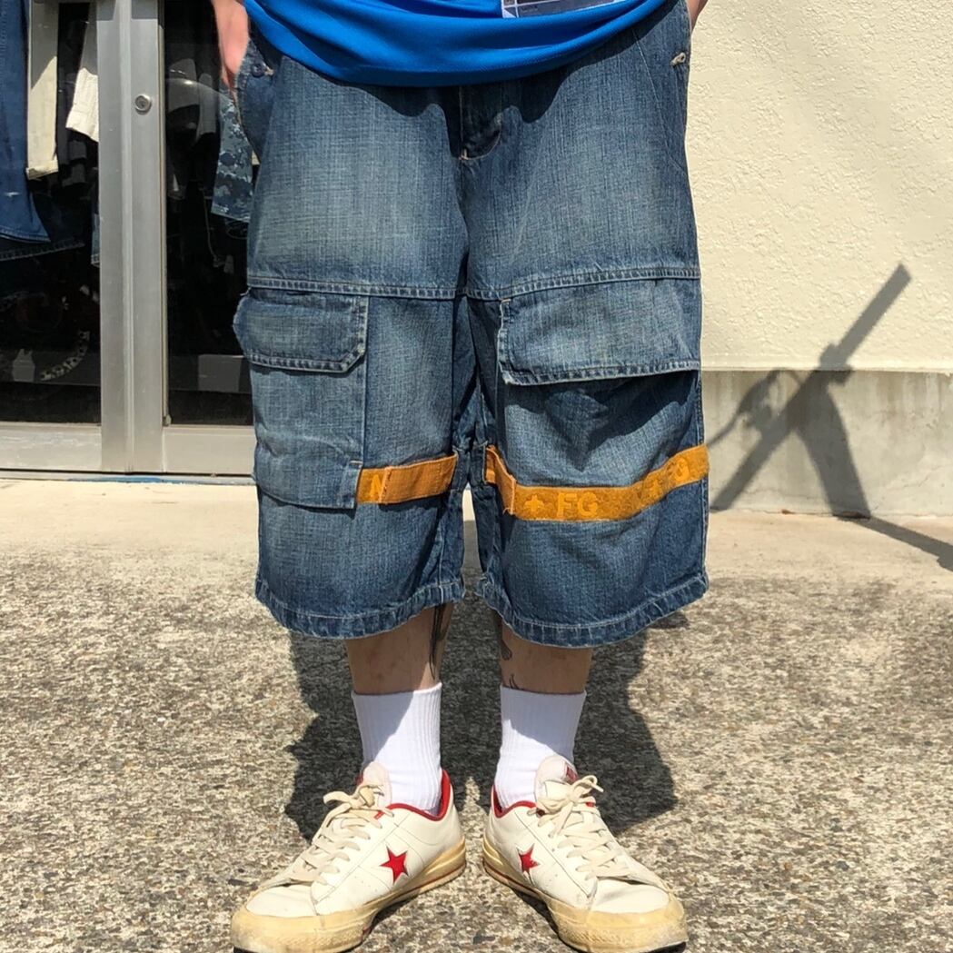 5913.90s マリテフランソワジルボー シャトルショーツ デニム 36 古着