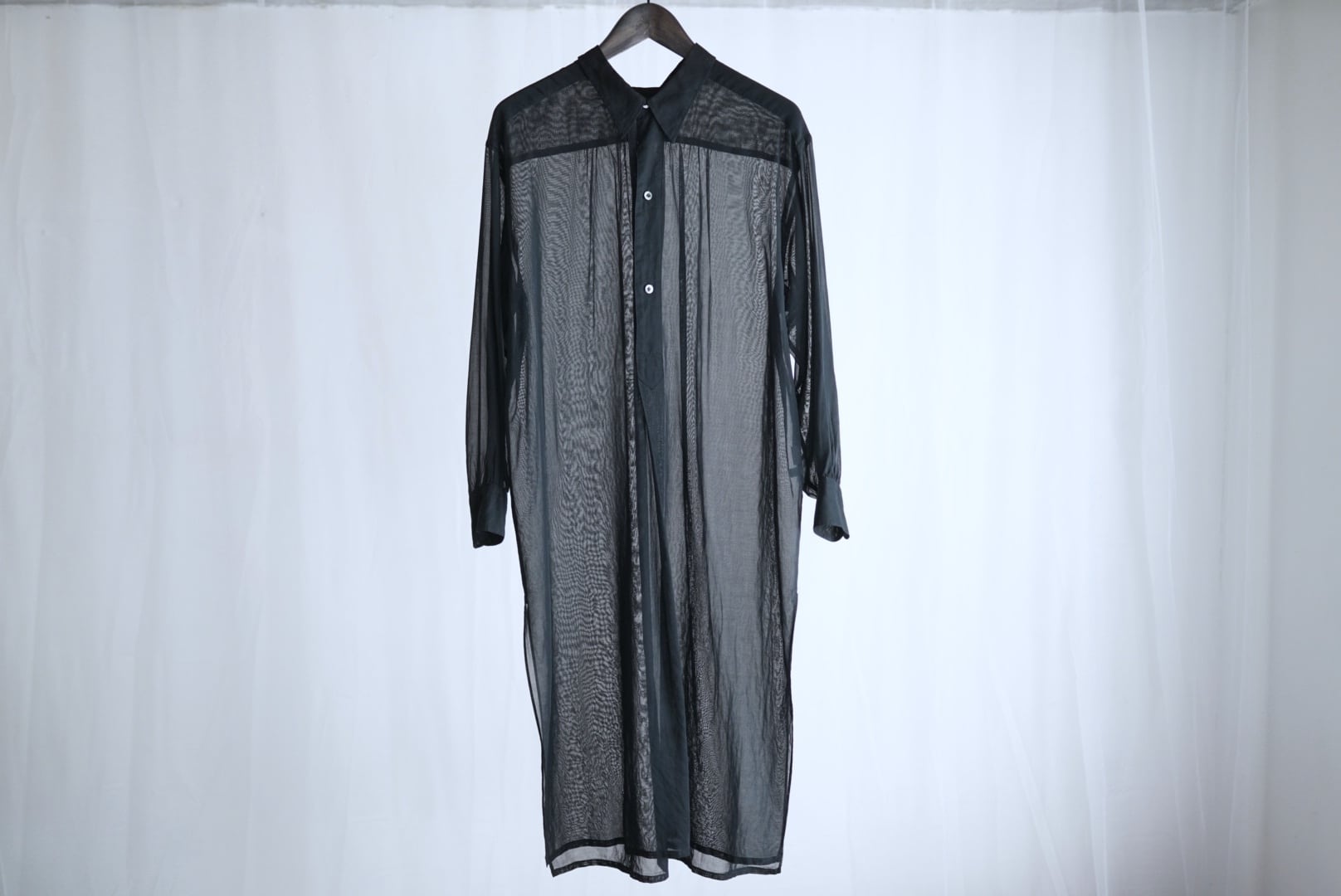 19SS コットンボイルロングシャツ / HYKE(ハイク)-