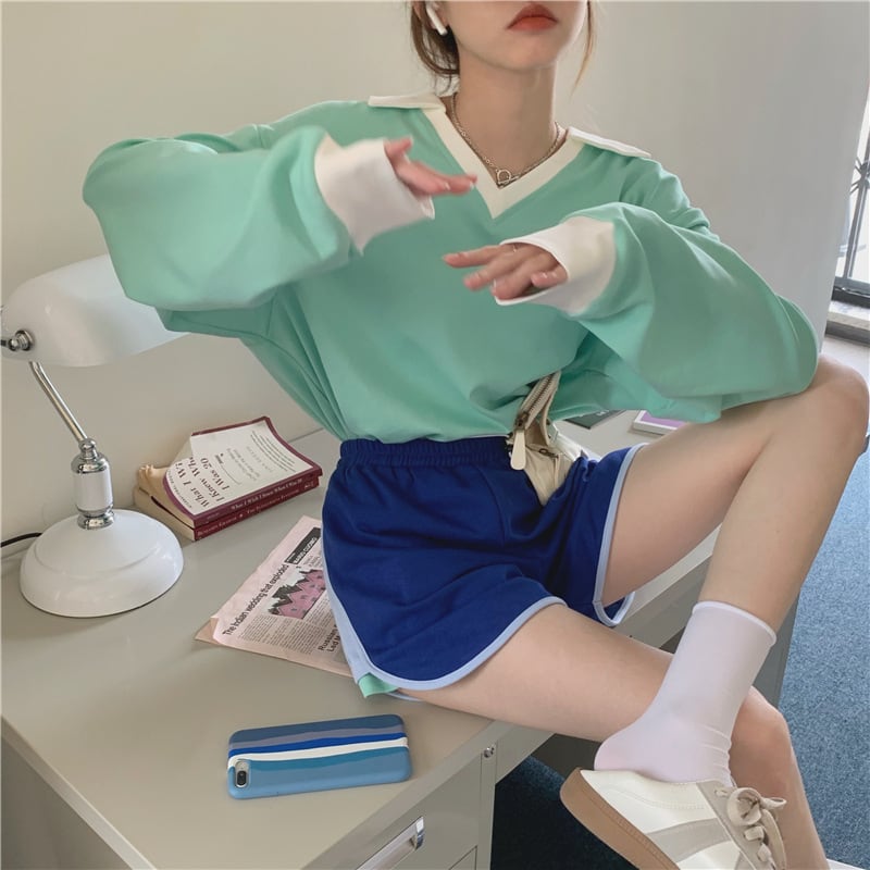 スポーツショートパンツコーデ 韓国ファッション通販 Nosweat スポーツショートパンツコーデ 韓国ファッション通販 Nosweat