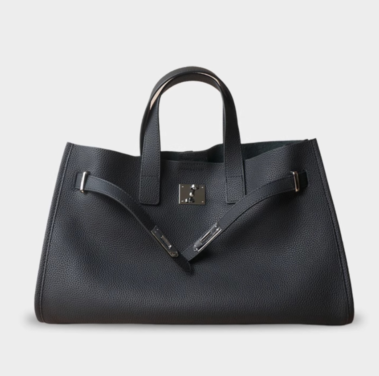 本革シンプルトートバッグ