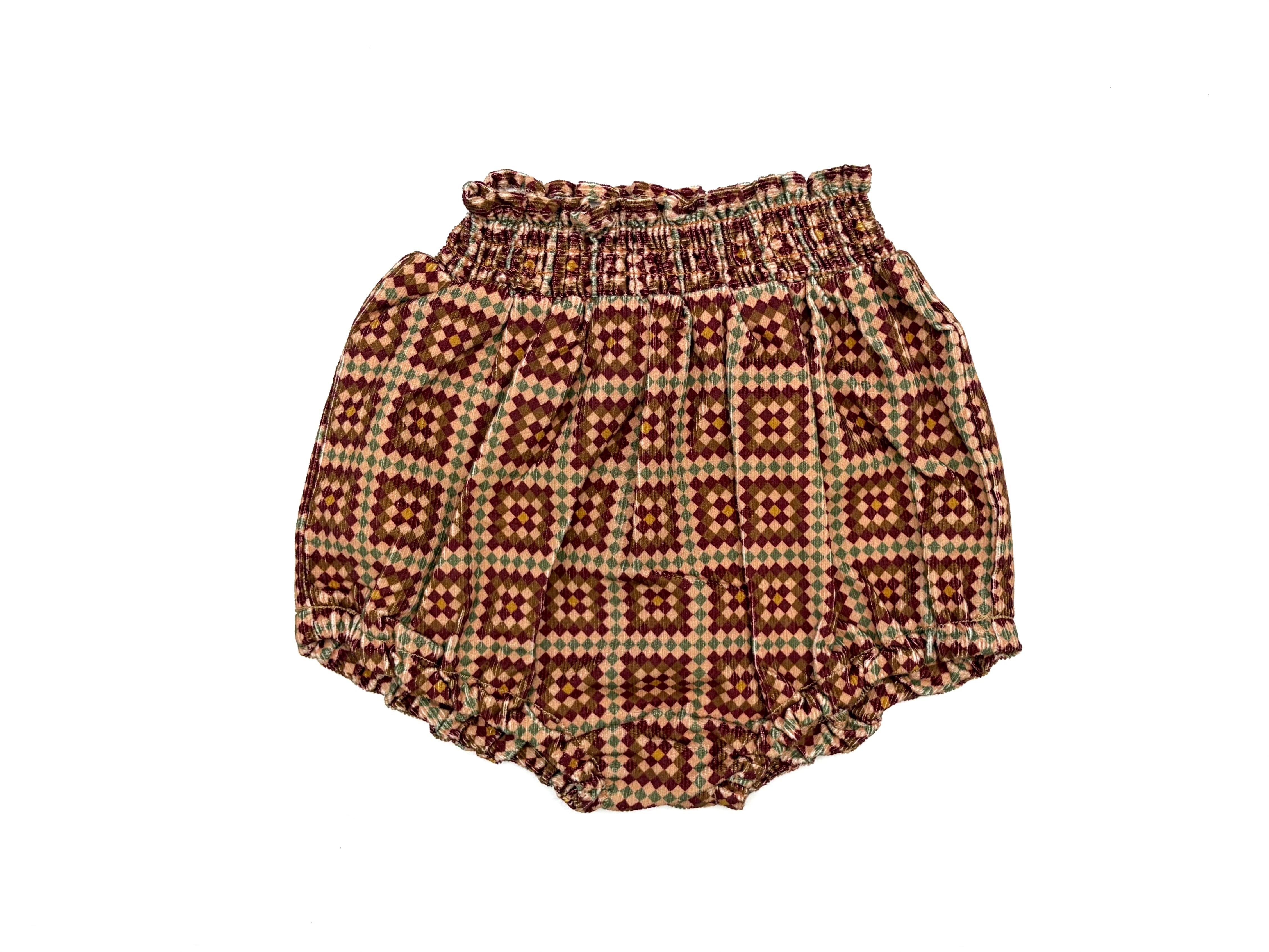 【26AW】&PAL(アンドパル)コーデュロイブルマ ボルドー (70/80)