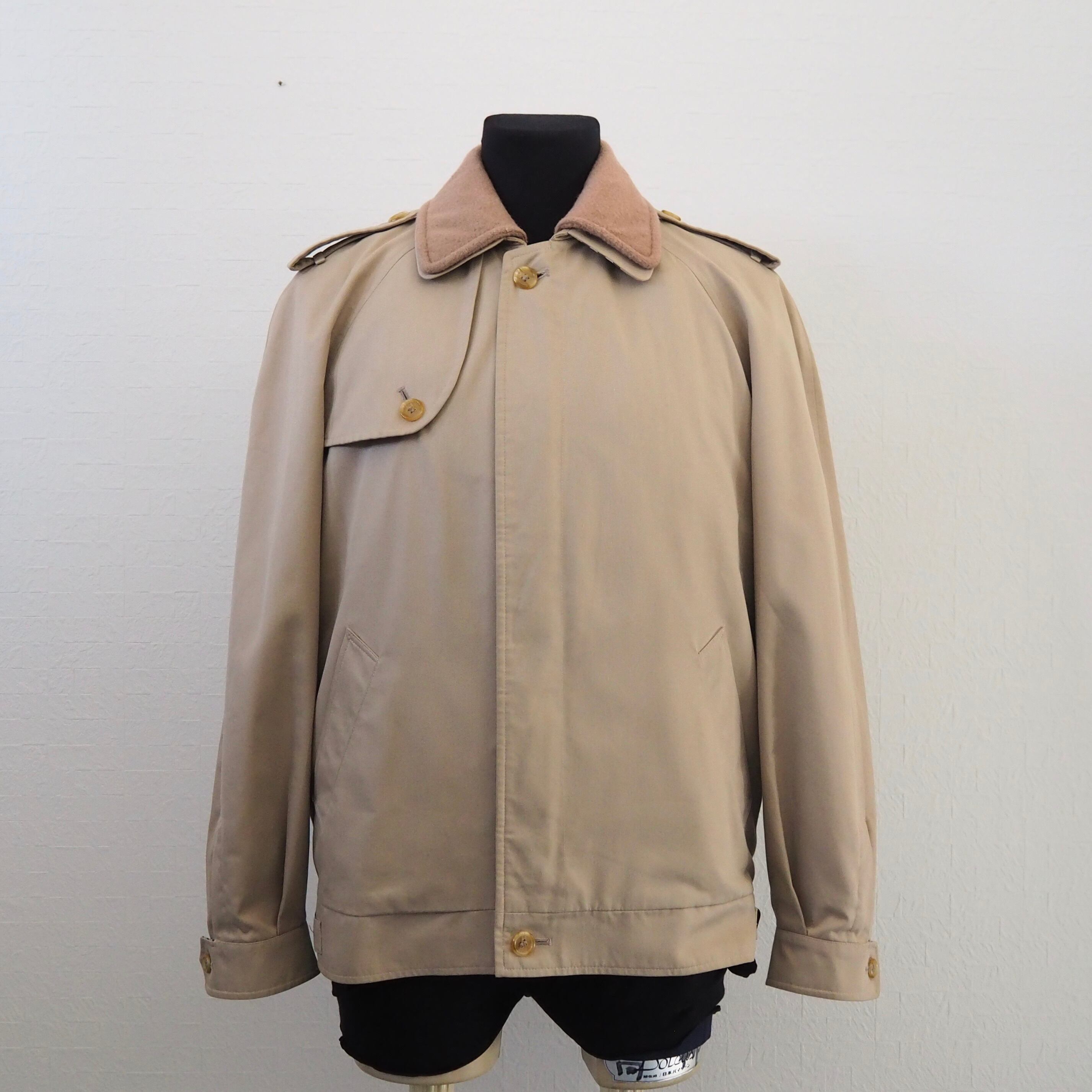 1988s Burberry Short Trench Full Set バーバリー Burberrys ハリントンジャケット　ドリズラー　 スウィングトップ　ショートトレンチ | 古着屋comáme powered by BASE