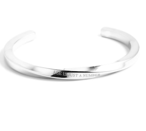 316L Surgical Stainless Bangle -SILVER