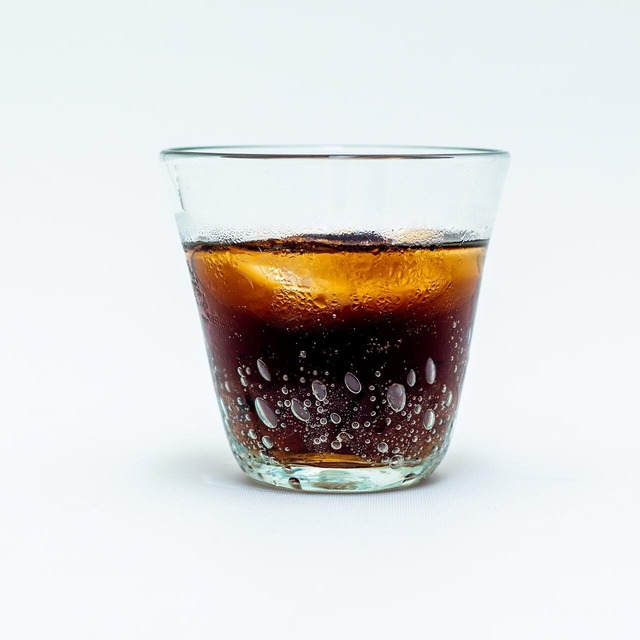 【ガラス工房ロブスト】水泡フレアグラス[琉球ガラス]