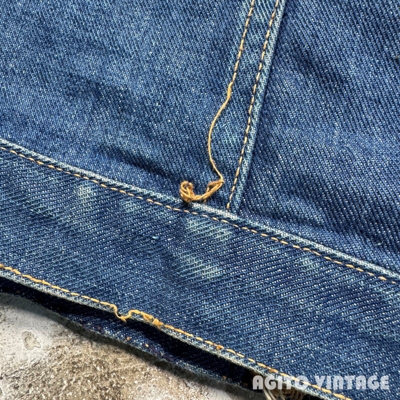 60's WRANGLER ラングラー 24MJZ デニムジャケット 後期型 縦ベル