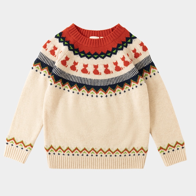 【knit planet】KITTEN JUMPER - CREAM
