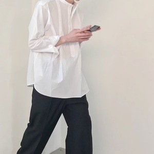 ノーカラールーズモダンシャツ　0794