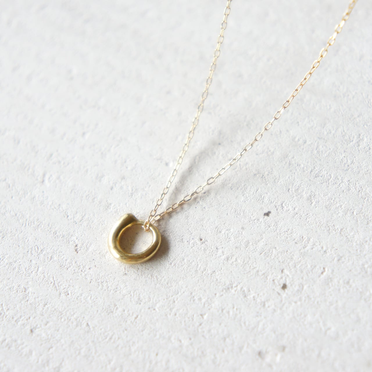 しずくネックレスK18ゴールドdrng1 | 銀工房wanling online shop