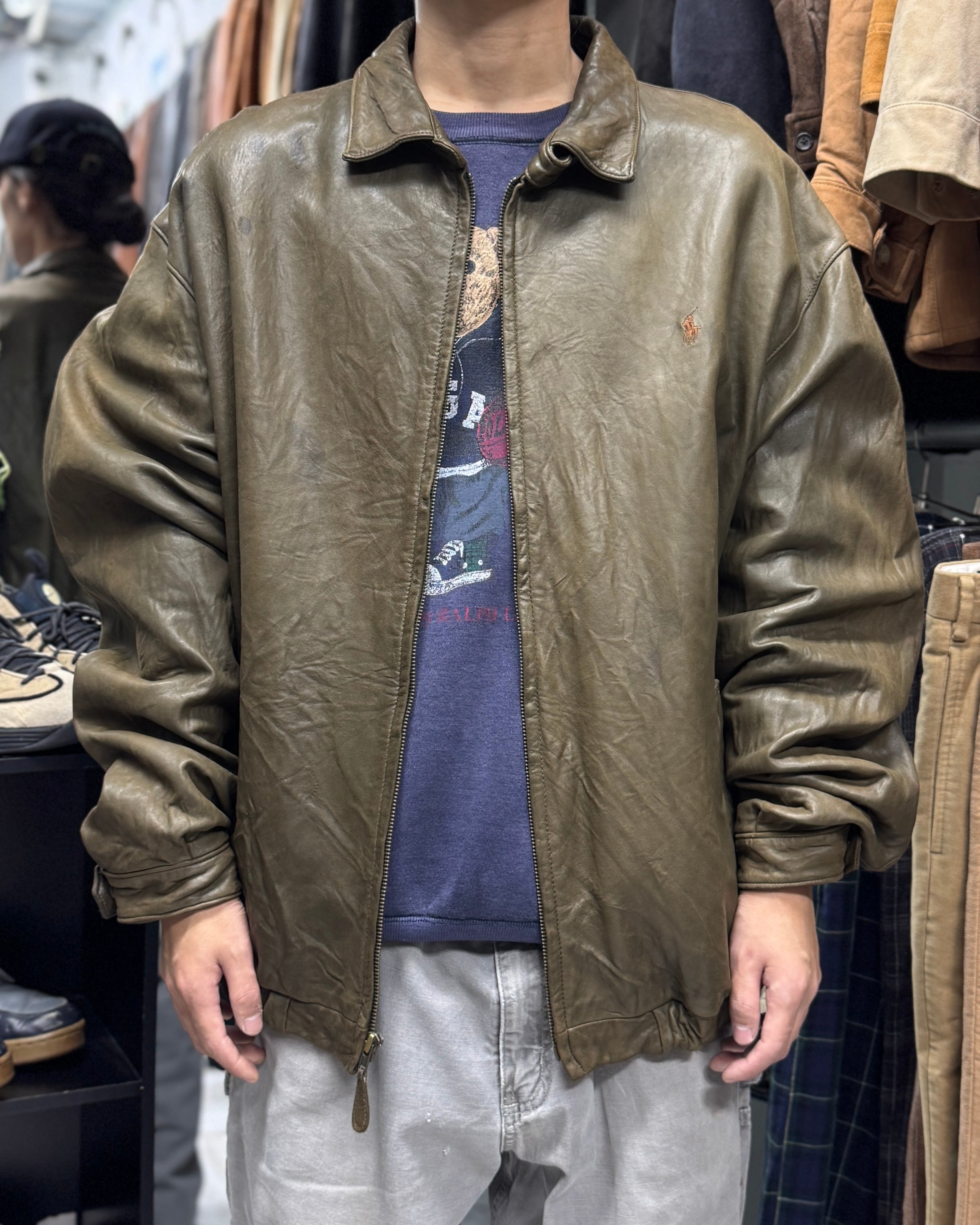 grunge Stussy ベルベット　短丈　光沢ブルゾン y2k 平成ギャル grunge Stussy ベルベット 短丈 光沢ブルゾン y2k 平成ギャル