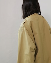 i’m here - Haoli Military Jacket :Beige |フードストールドッキング/2WAY/ウェザークロス 入荷予定:2026.01.17(各色 M 1点)