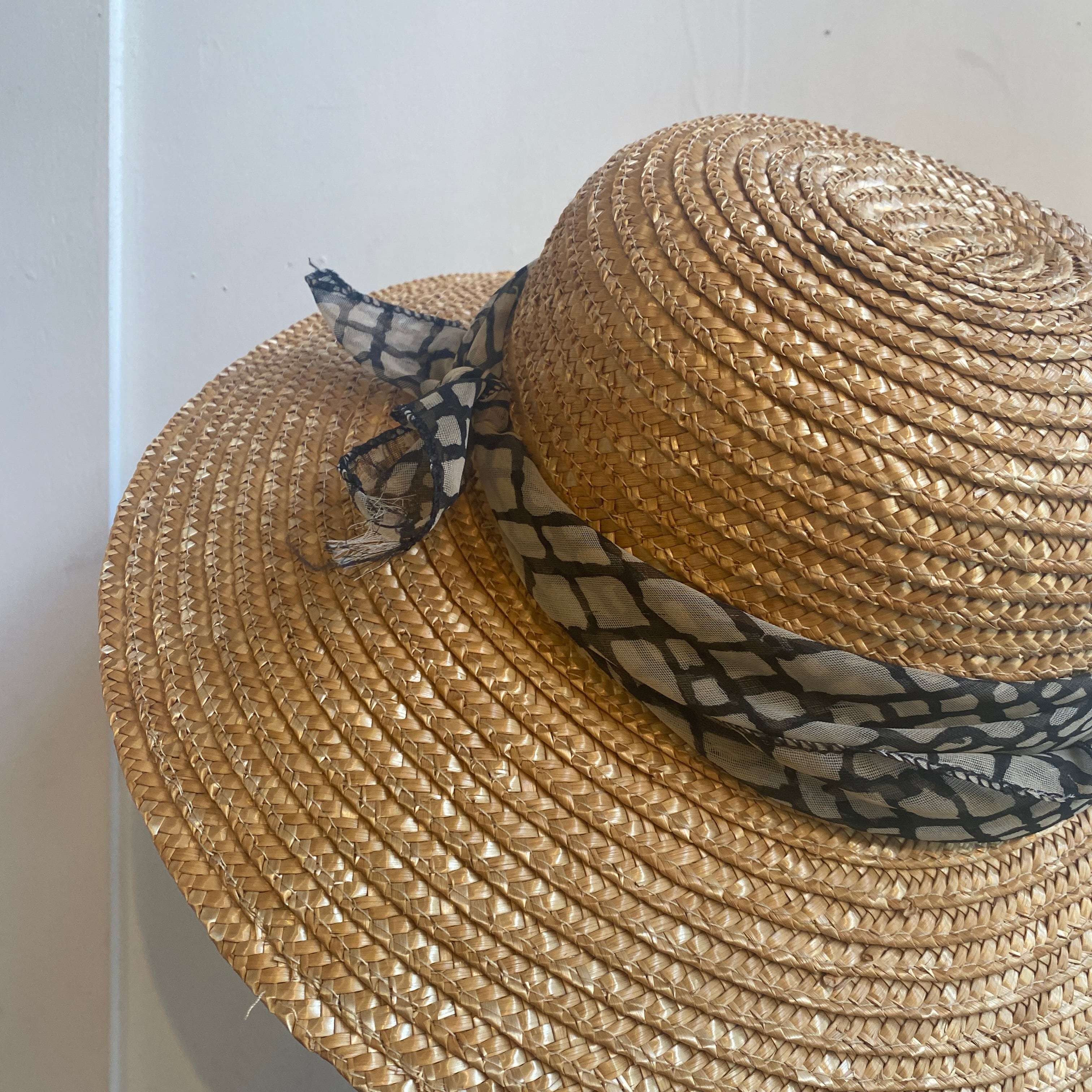 CA4LA × Acka 】scarf straw hat - nibblesandgraze.co.uk