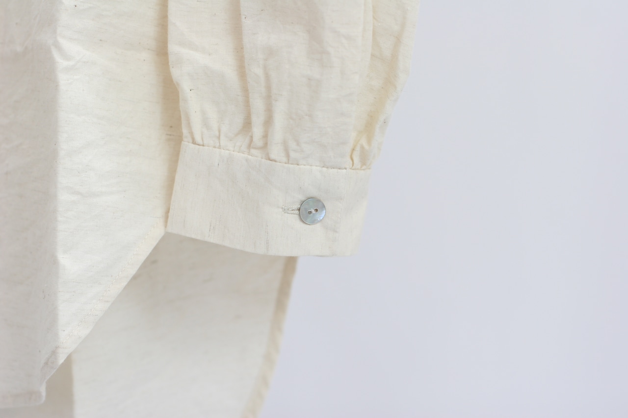 【GUPTIHA】Cotton Linen Typewriter Shirts / Ecru(63145-096)
