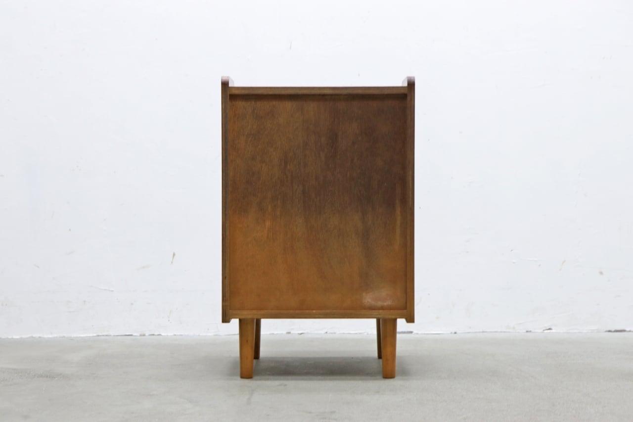 ヴィンテージ チーク材 ベッドサイド ナイトスタンド キャビネット