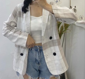 チェックジャケット　AJ5Z5039-950