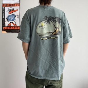 GF120 Tシャツ ハワイ サーフィン カメ DUCK CO バックプリント