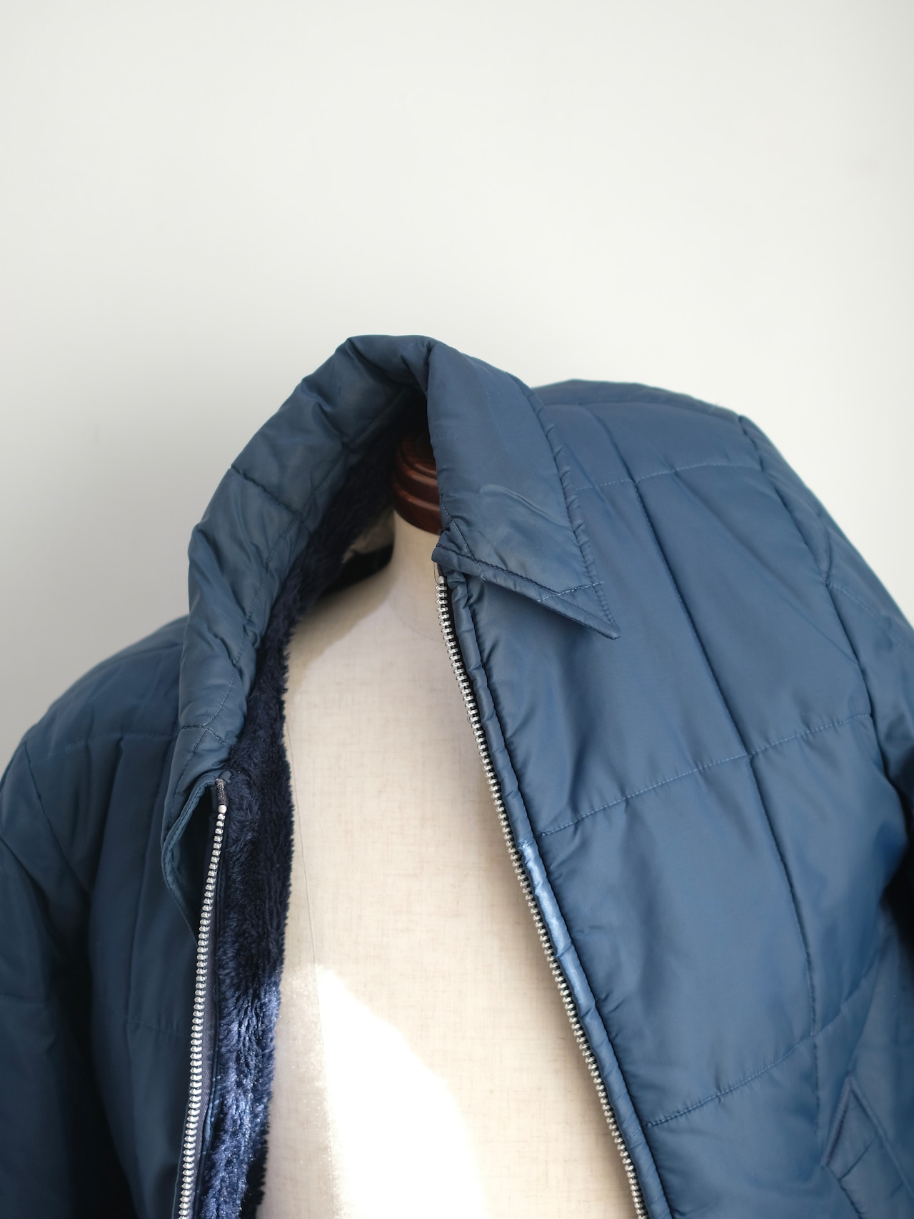 70's woolrich nylon quilting jacket