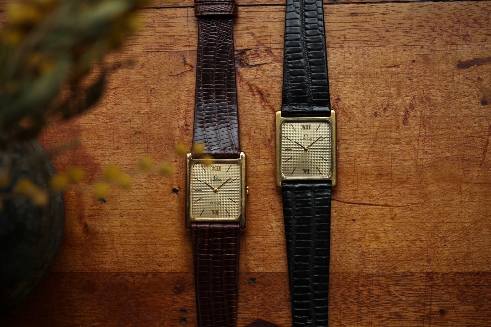 OMEGA】 1973年製 オメガ 『 デビル H型レクタンギュラー 』エンボス