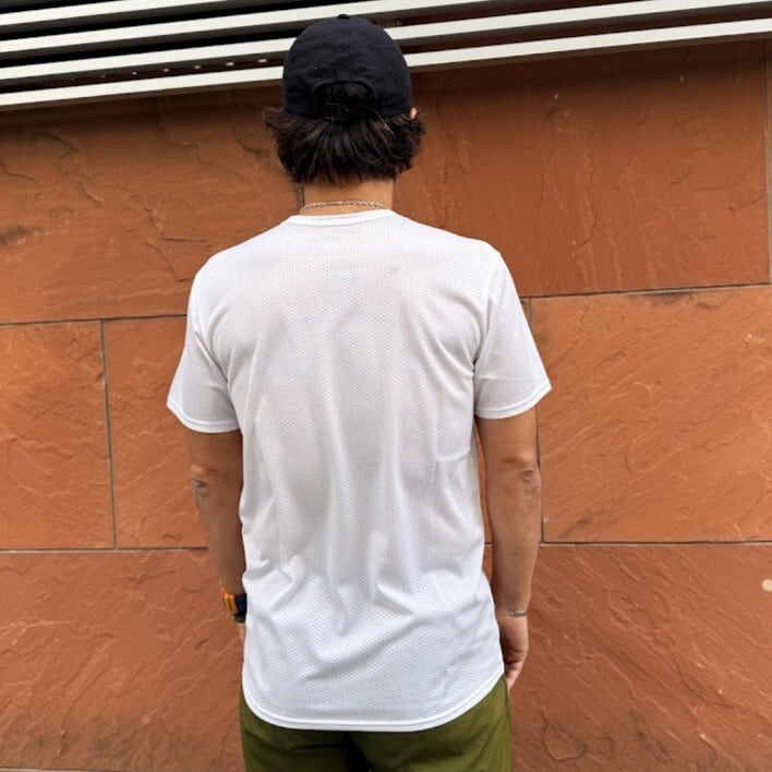 Answer4 / Dry Tshirt（White） | 道がまっすぐ