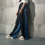 デニムドッキングスラックスパンツ