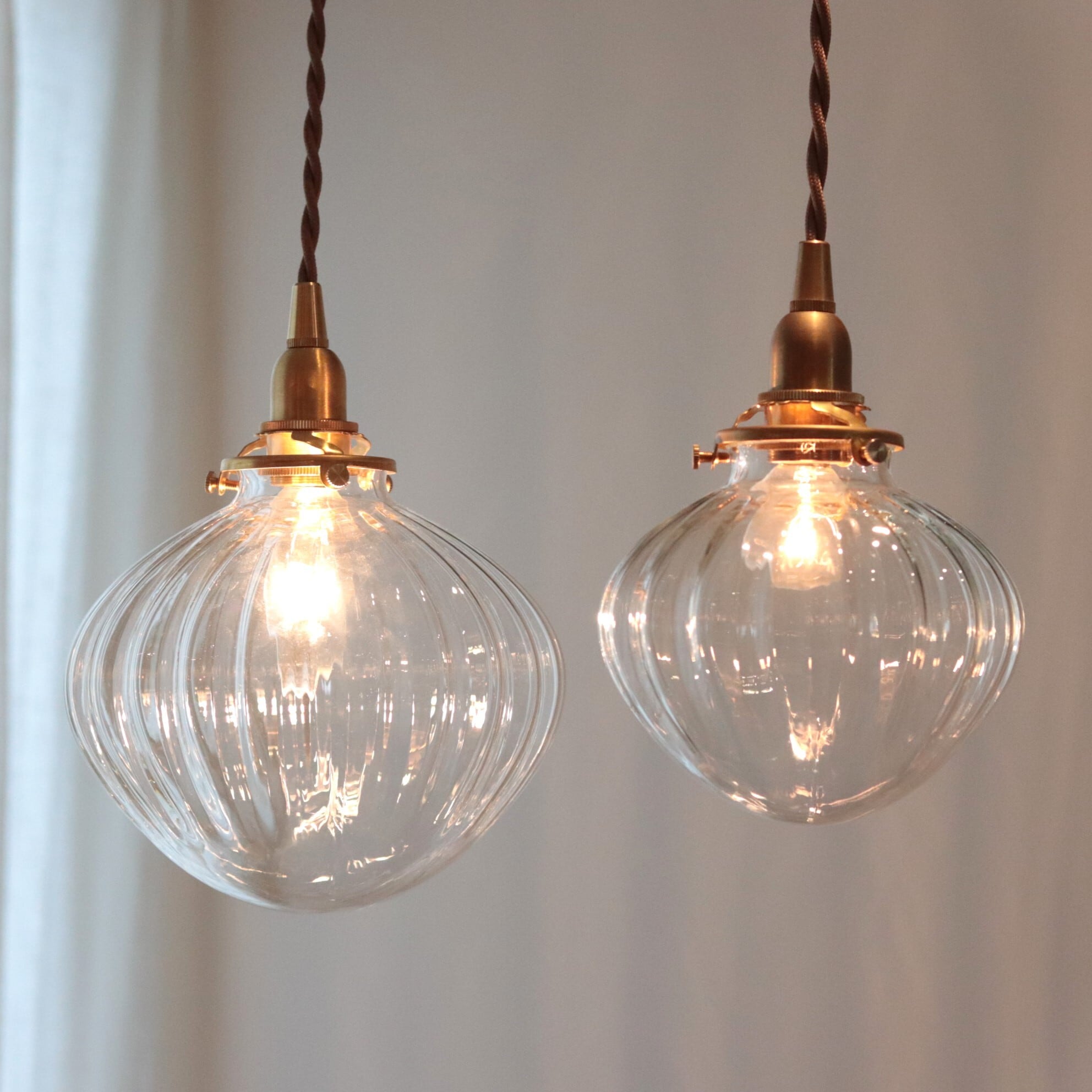 照明】ガラスシェード フルクト L クリア | ジーフラット