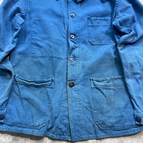 50-60s Gilpas 刺繍タグ コットンツイル フレンチワークジャケット 詳細写真5