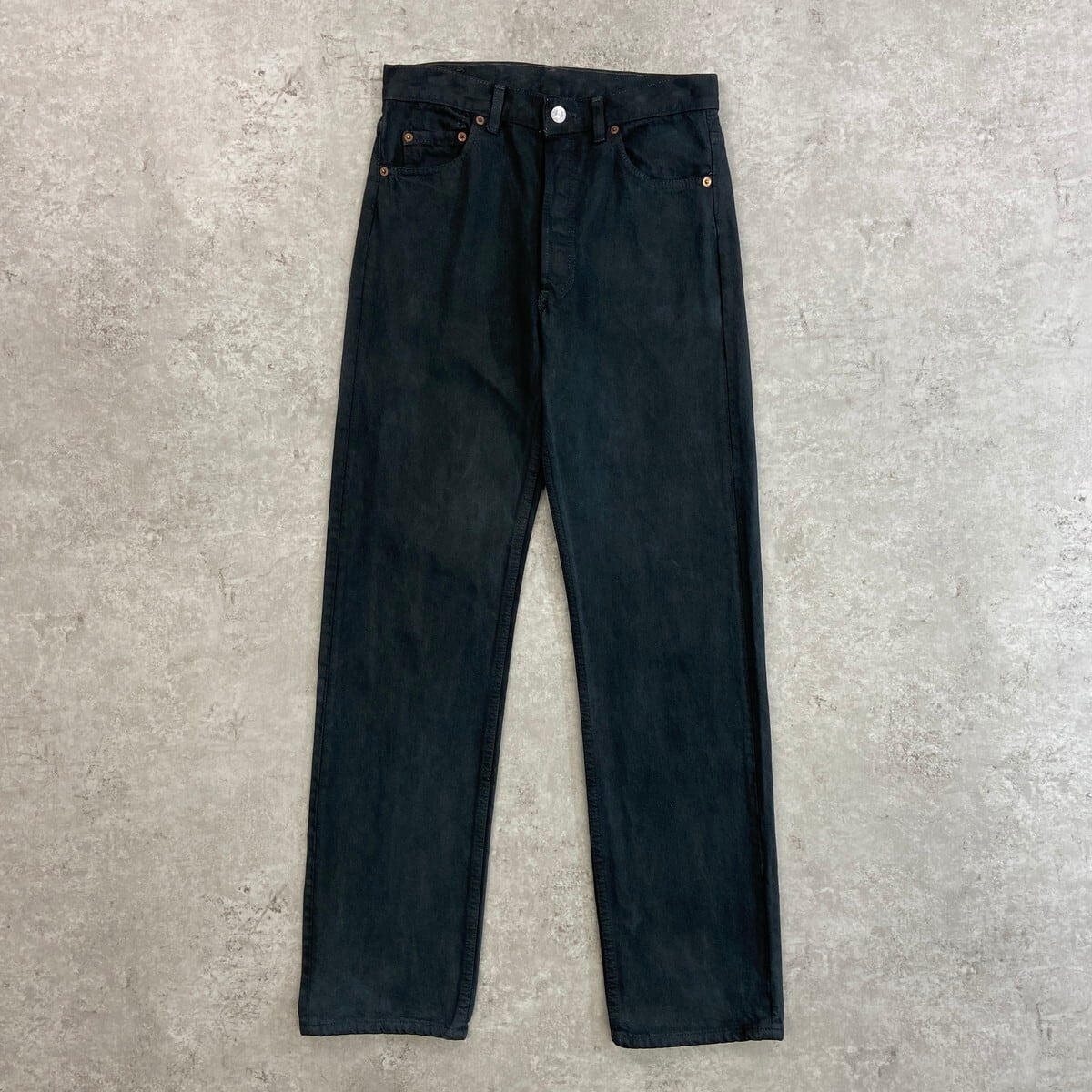 DOCKERS ドッカーズ チノパンツ メンズW34 古着 フェードブラック 墨黒