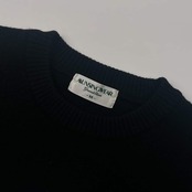 Grand Slam MUNSINGWEAR マンシング 長袖 ウール ニット セーター M/ブラック メンズ ゴルフ
