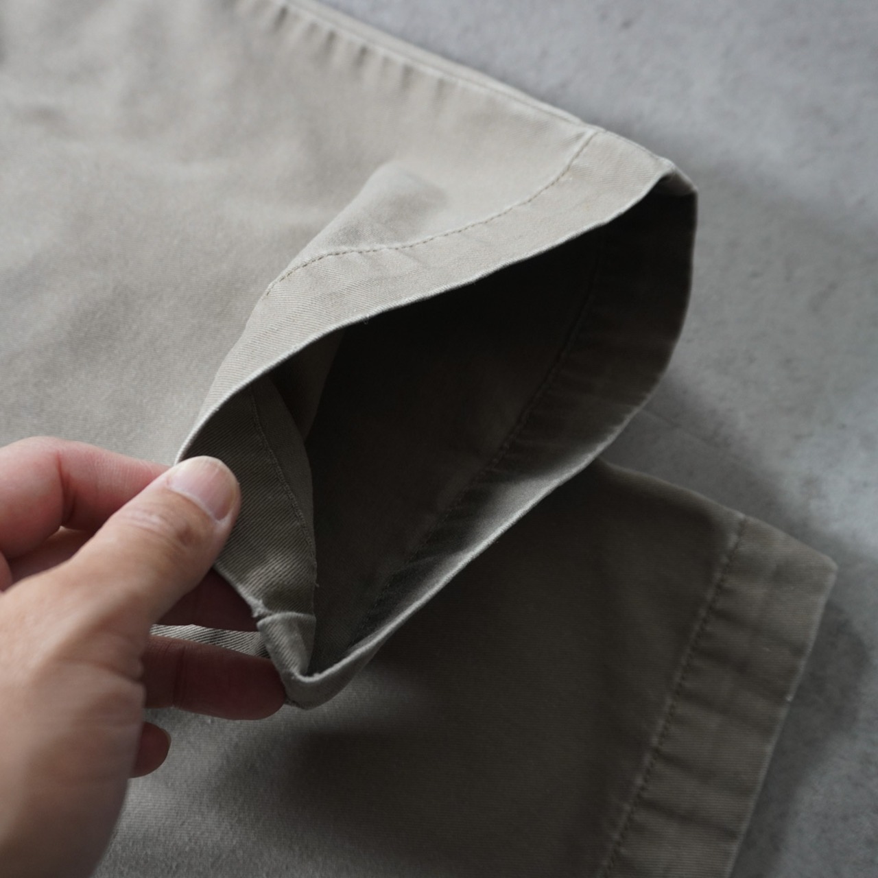 90s Polo by Ralph Lauren POLO CHINO "ANDREW" greige W31L29相当 古着 - 11