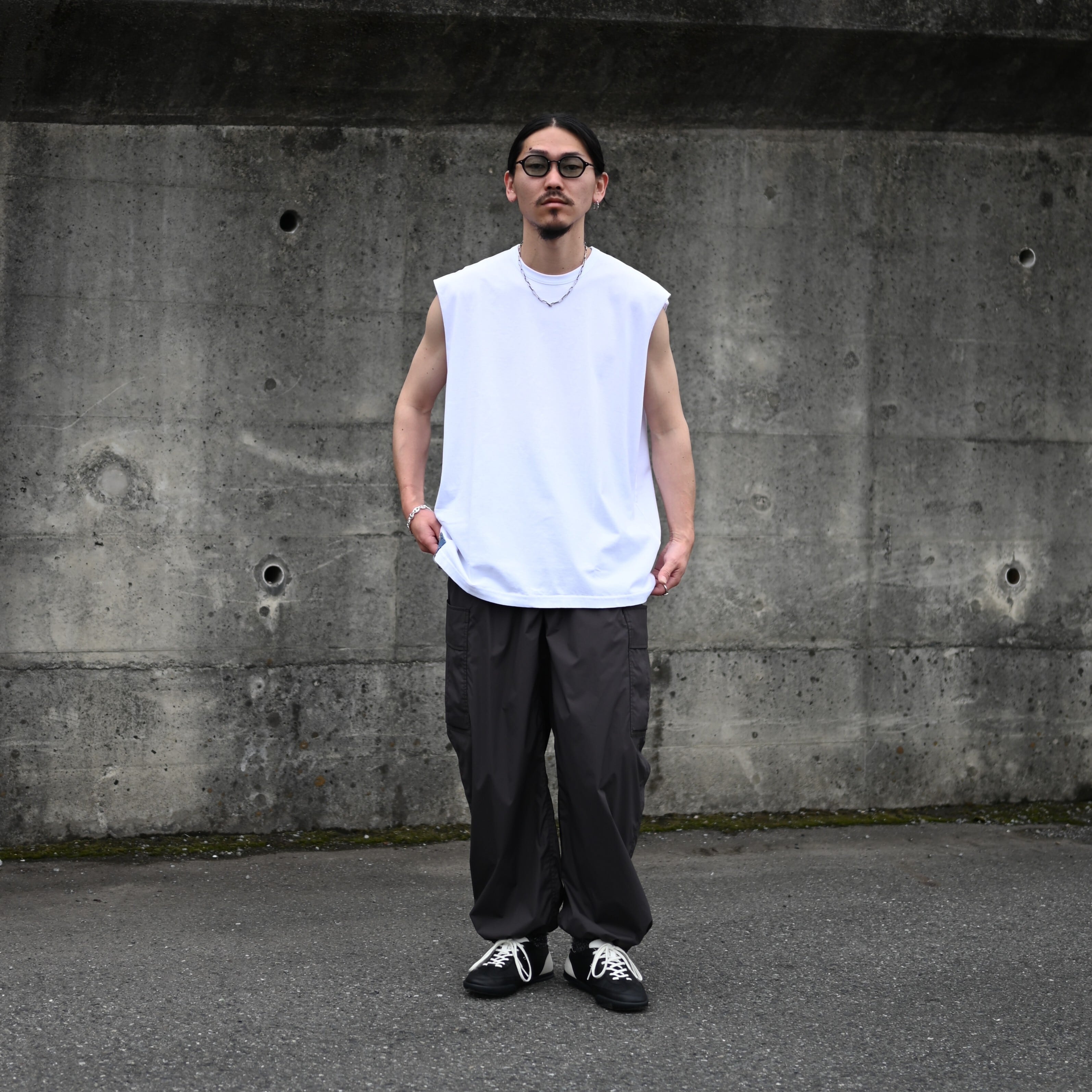 KUON / Boro Patched Sleeveless Top | GANKO