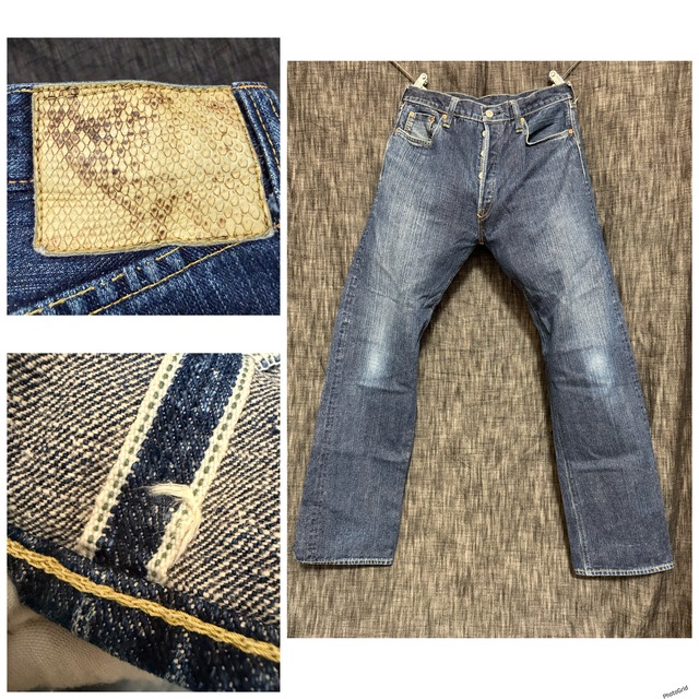 DIESEL MOD.1995 パイピングペイント グレーデニム 近年モデル | Men
