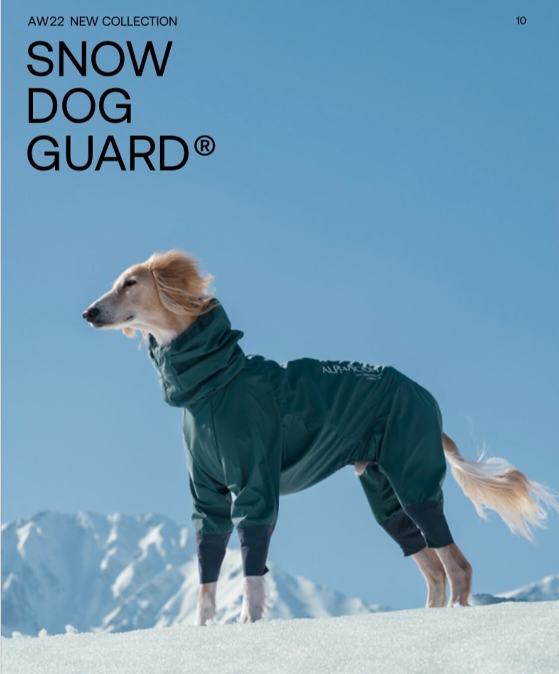 ALPHAICON SNOW DOG GUARD くろ SMサイズ
