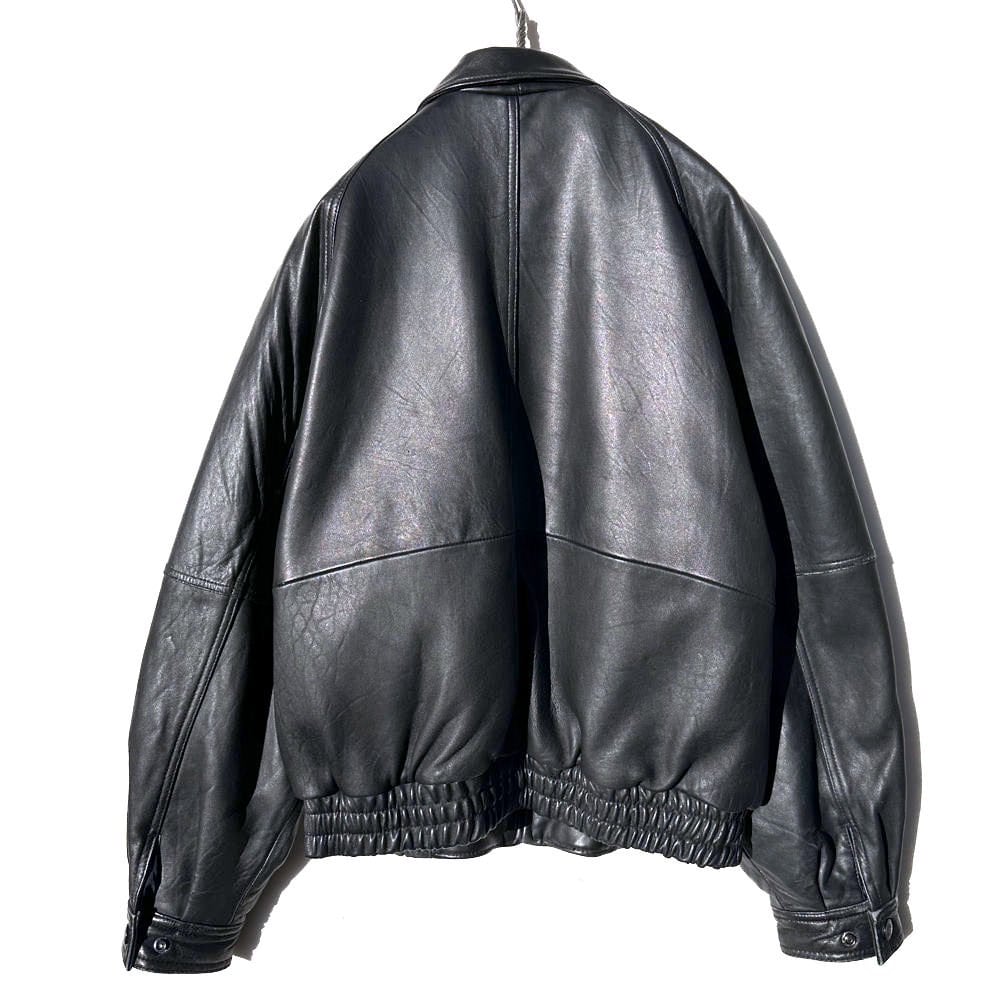 TW] Vintage Zip Up Lamb Leather Jacket Thinsulate Liner