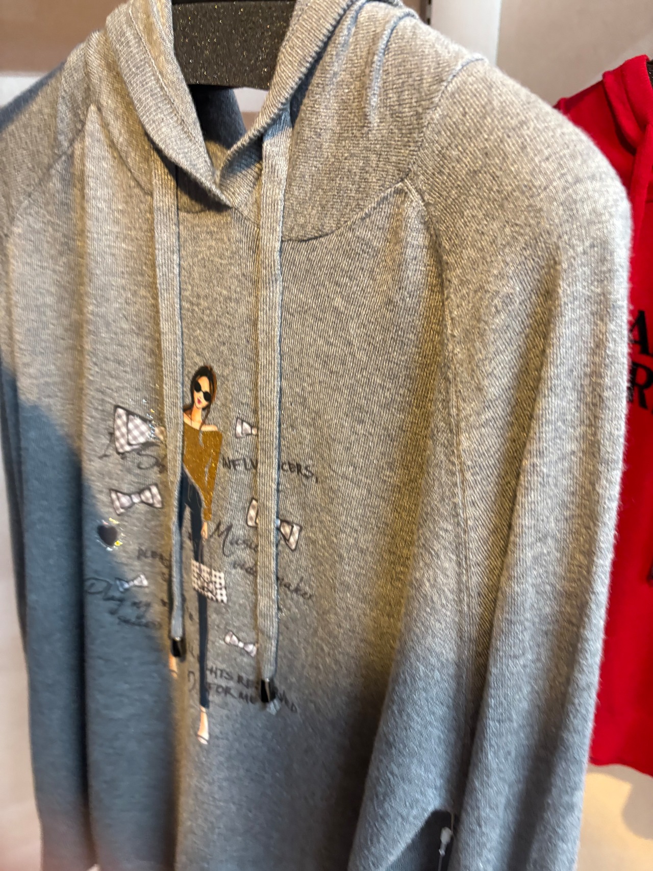 ラドアッシュ お姉さん柄パーカー 53-3956