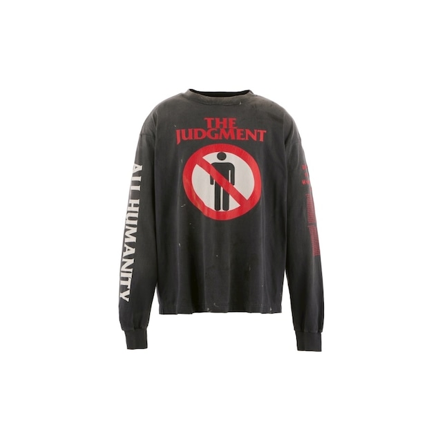 【SAINT Mxxxxxx】SM-HR1-0000-030/LS TEE/THE JUDGMENT/BLACK