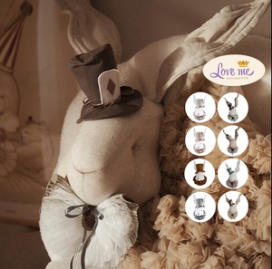 【予約】Love me decoration / Rabbit with hat