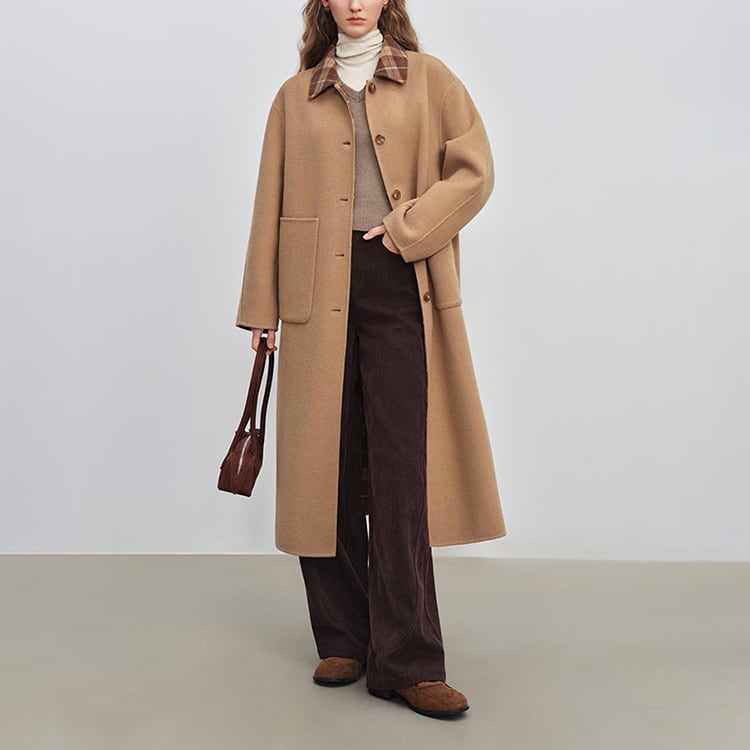 リバーシブルロングコート No.5461