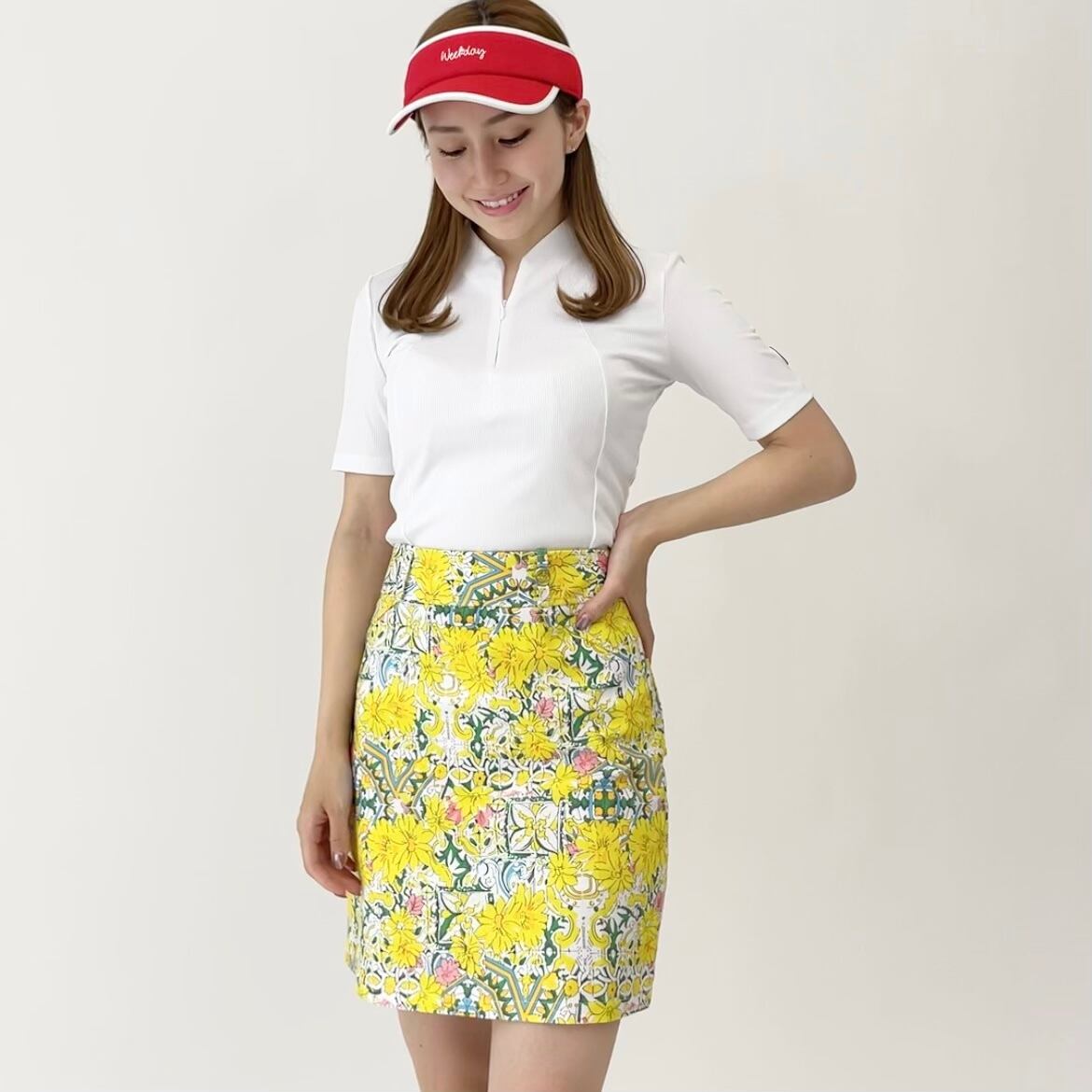 フラワータイトスカート T R Golf