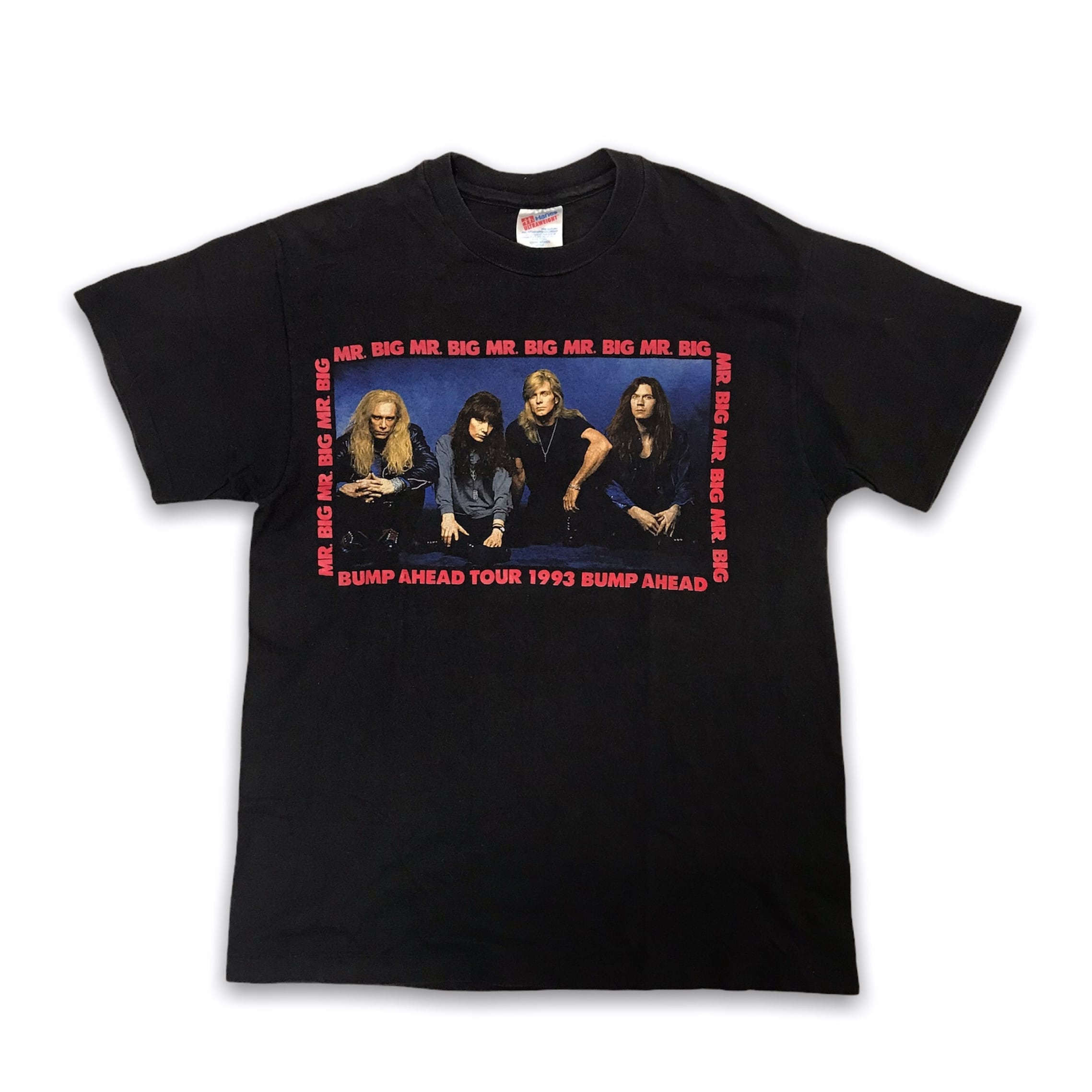 90's vintage】 MR.BIG BUMP AHEAD TOUR 1993 T-SHIRT | OEC STUDIO 90's vintage】 MR.BIG BUMP AHEAD TOUR 1993 T-SHIRT | OEC STUDIO