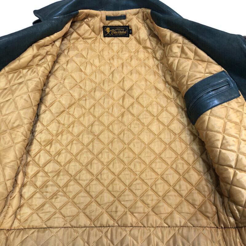 RUDE GALLERY BLACK LABEL ルードギャラリー ブラックレーベル ホースハイド ダブルライダース レザージャケット | 古着屋  万代 powered by BASE