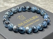 No.1913 ブラックスターアクアマリンブレスレット